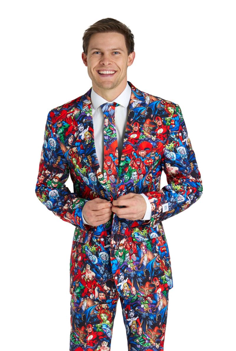 Men's Theme Party Suit DC Heroes