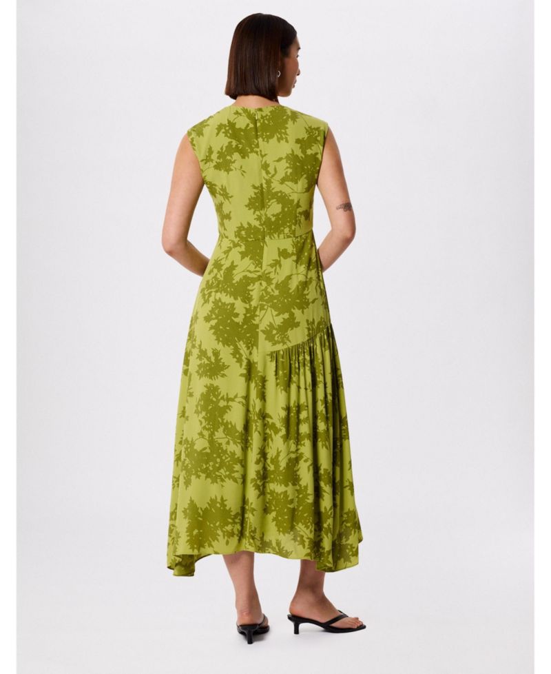 Women's Floral Asymmetric Dress