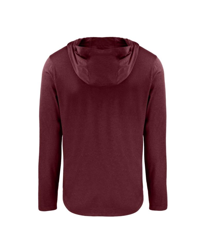 Men's Maroon Virginia Tech Hookies Coastline Epic Comfort Eco Long Sleeve Hoodie
