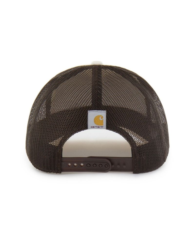 Men's Natural/Brown Kansas Jayhawks Undyed Trucker Adjustable Hat