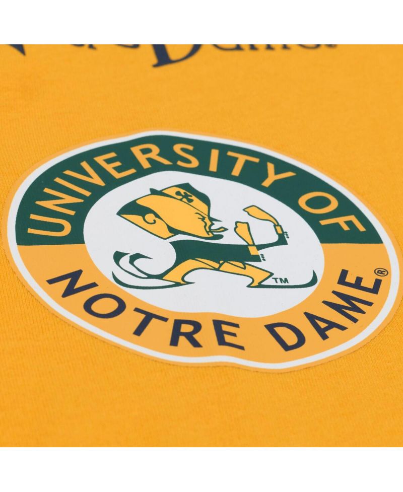 Men's Gold Notre Dame Fighting Irish Double Clutch Premium T-Shirt
