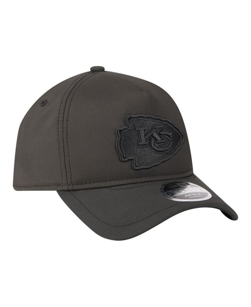 Men's Black Kansas City Chiefs Apex 9FORTY Adjustable Hat