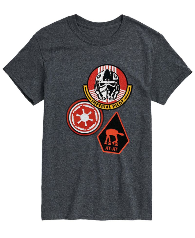 Men's The Mandalorian & Grogu Imperial Pilot Graphic T-Shirt
