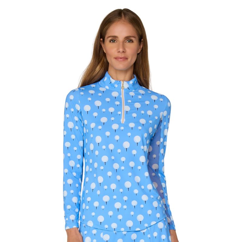 G Lifestyle Long Sleeve Mock Neck Top