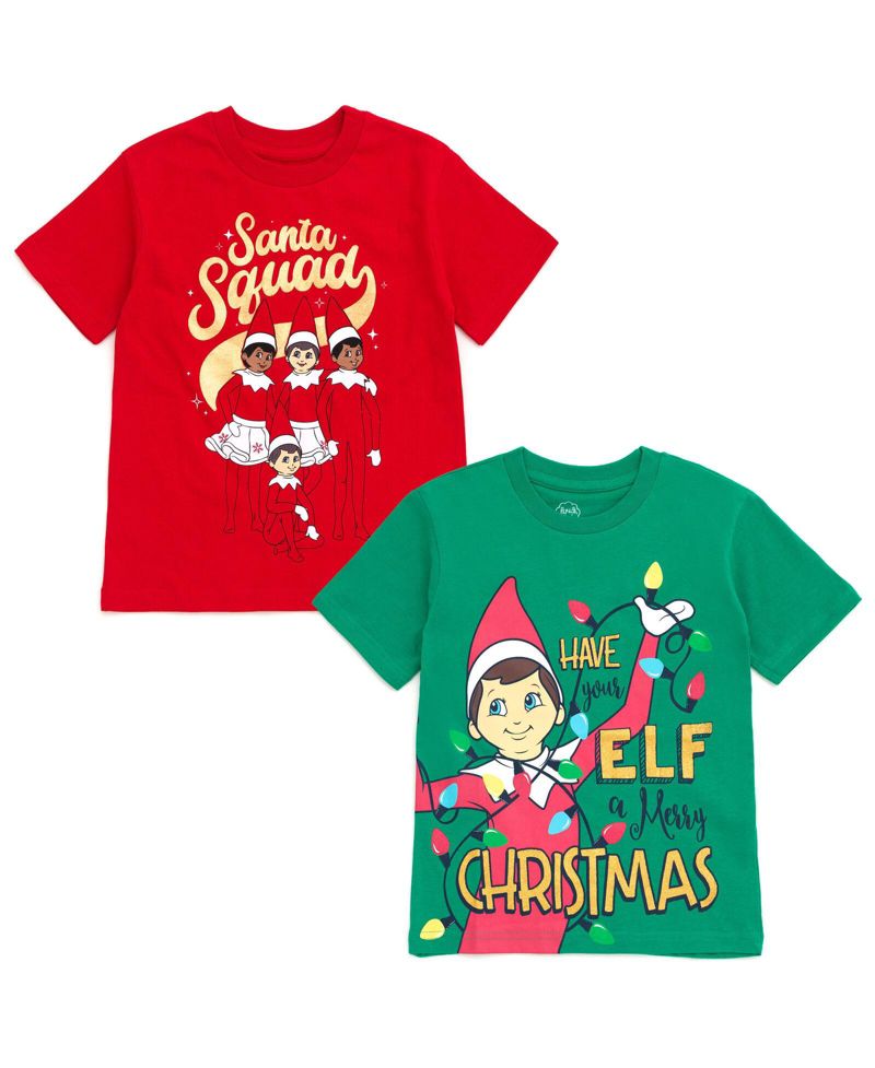 Little Boys The Christmas 2 Pack T-Shirts to