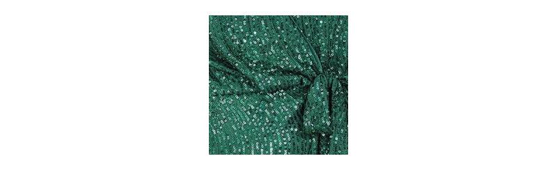 Women's Sequin Long Sleeve Frill Wrap Dress