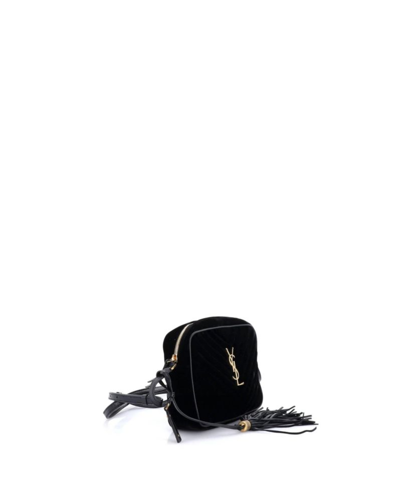 Small Lou Camera Bag Matelasse Chevron Velvet