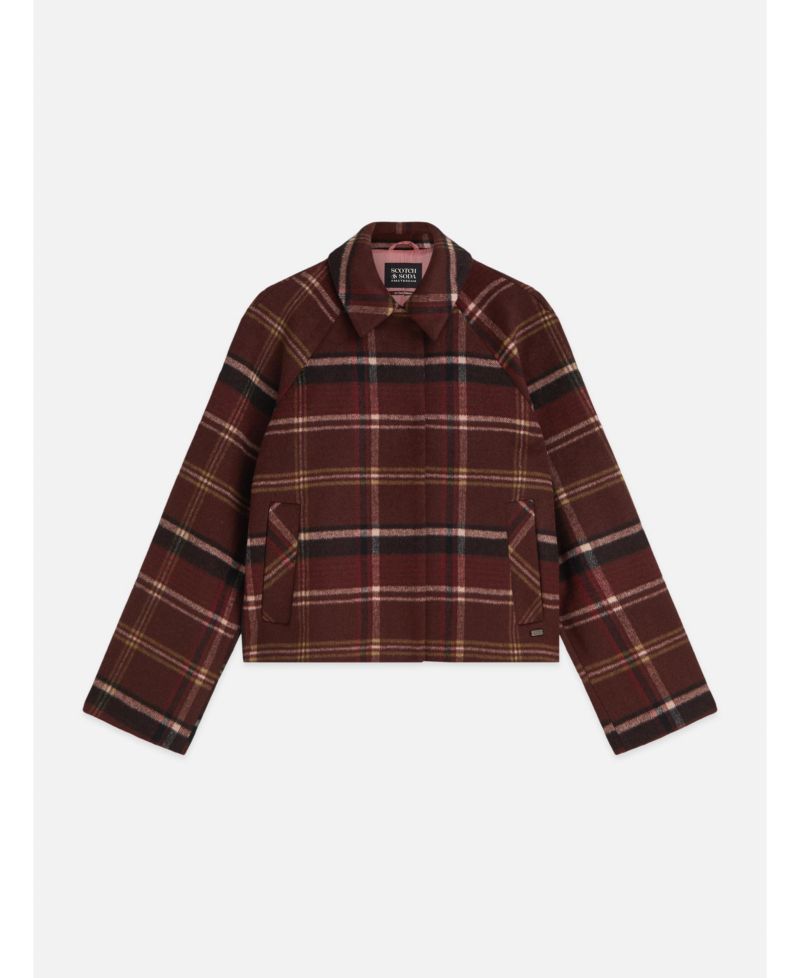 Women's Checked Short Jacket
