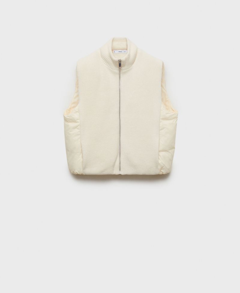 Women's Contrasting Knit Vest