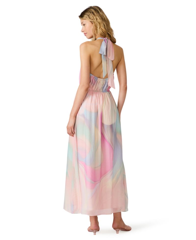 Women's Sleeveless V-Neck Maxi Dress