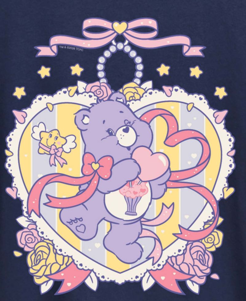 Plus Size Care Bears Coquette Necklace Graphic T-Shirt