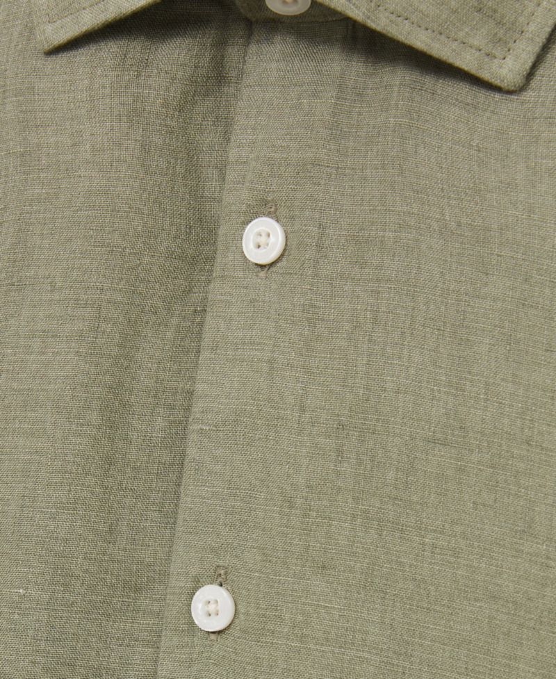 Men's Holiday Linen Shirt