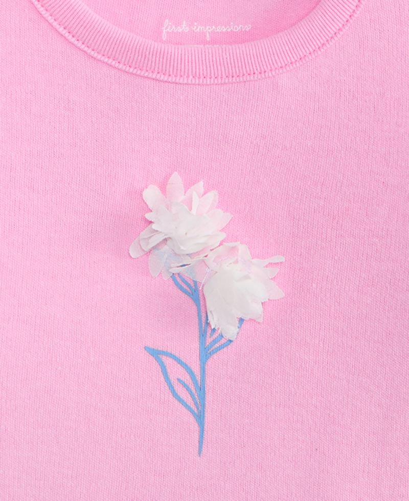 Baby Girls' 3M-24M Mix and Match Chiffon-Flower T-Shirt