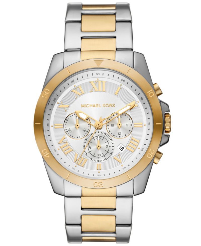 Мужские двухцветные часы Alek Chronograph из нержавеющей стали диаметром 44 мм
