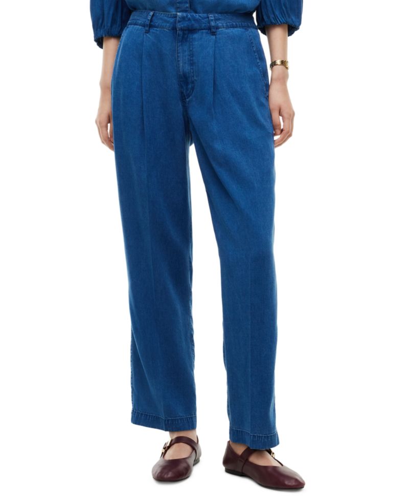 Women's Chambray Tapered Pants