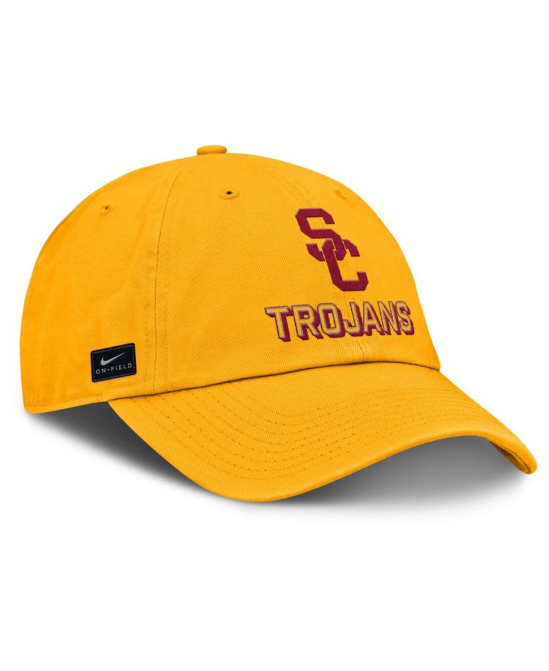 Men's Gold USC Trojans 2025 On-Field Club Adjustable Hat