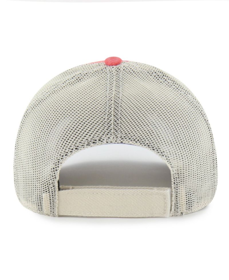 Men's Red Kansas City Chiefs Egremont Well-Worn Adjustable Trucker Hat