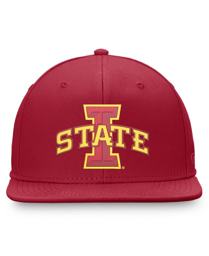 Men's Cardinal Iowa State Cyclones Fundamental Snapback Hat