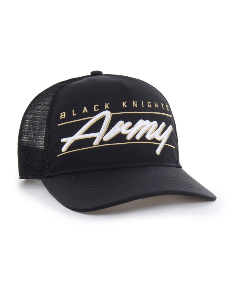Men's and Women's '47 Black Army Black Knights brrr&deg; Condor Mesh Hitch Adjustable Hat