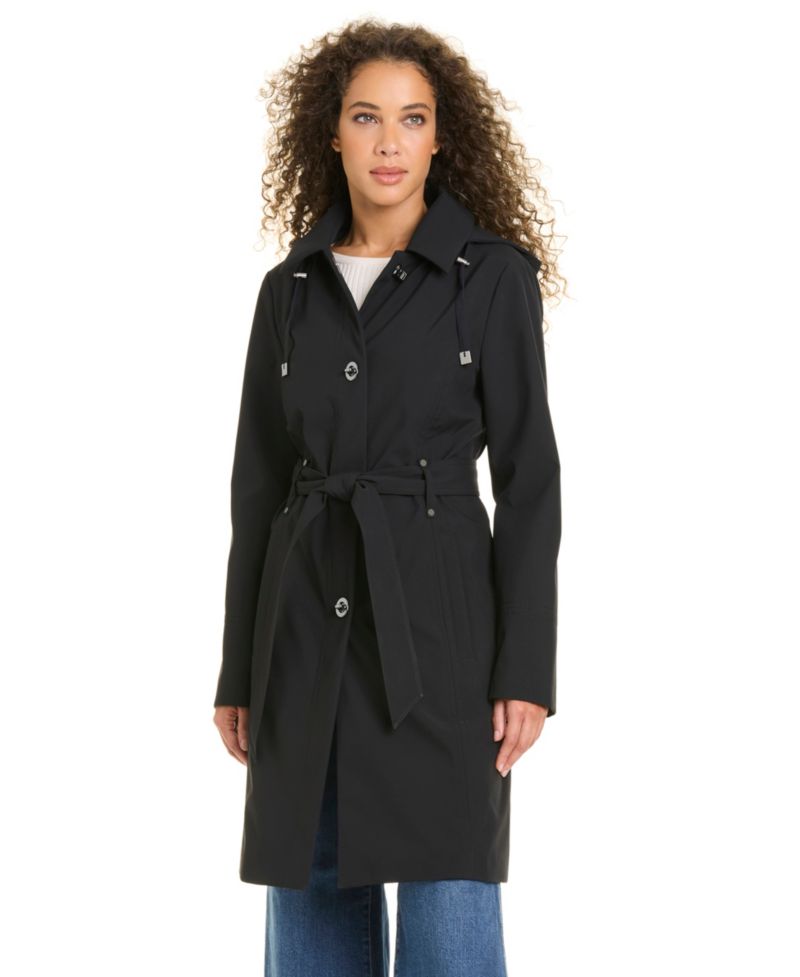 Women's Belted Softshell Coat