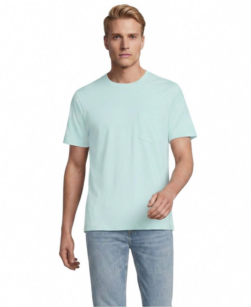 Men's Short Sleeve Cotton Supima Tee With Pocket