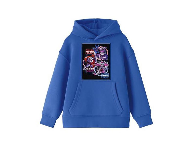 Bioworld Fun Time Characters Youth Royal Blue Hoodie-L