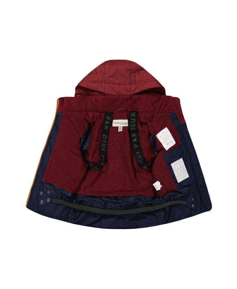 Little and Big Boy 6 TO 14 Two Piece Play Snowsuit and Burgundy with Pants