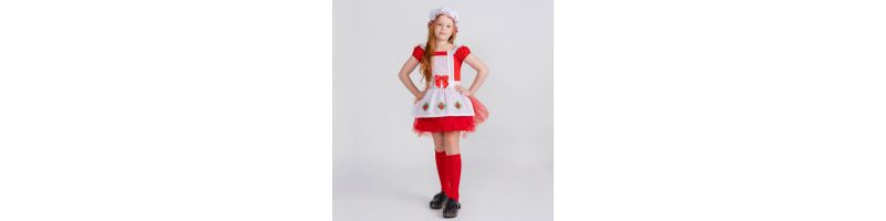 Strawberry Ballerina Costume Set - Kids Girls