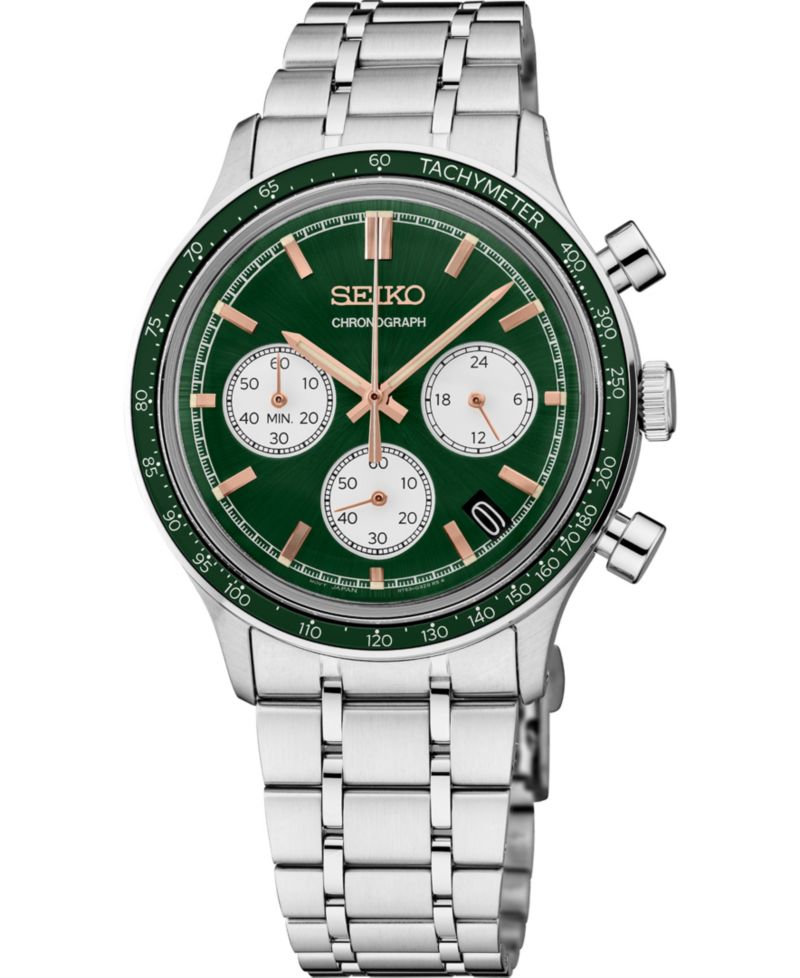 Men's Essentials Silver Stainless Steel Bracelet Watch, 38.7mm