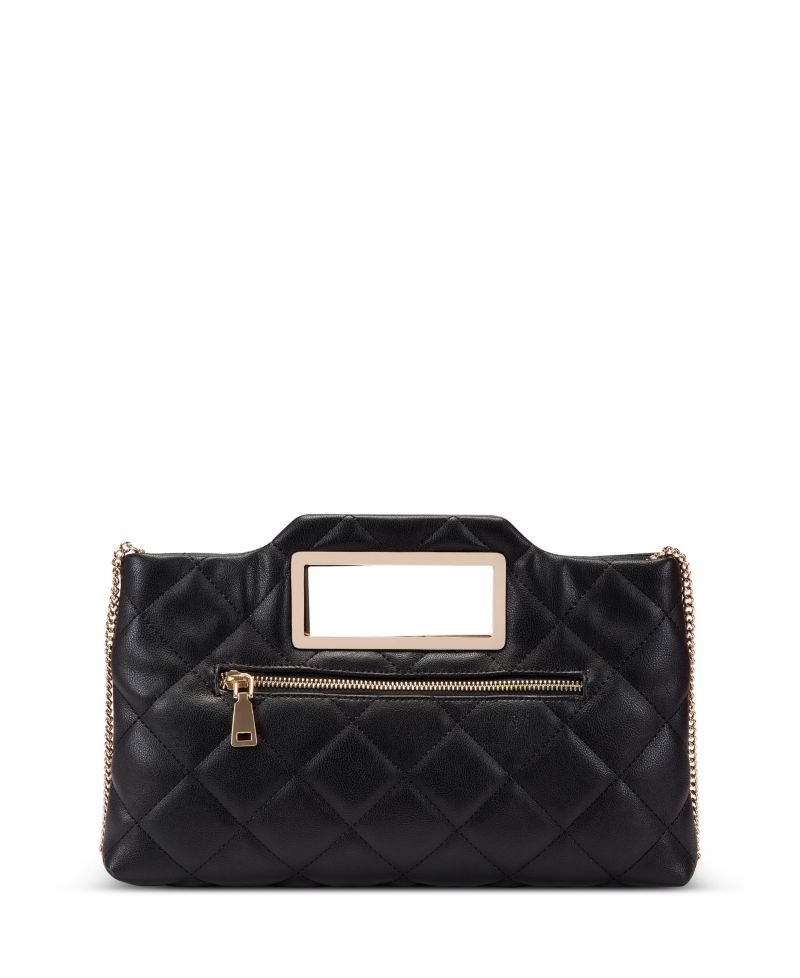 Juditth Handle Quilted Clutch