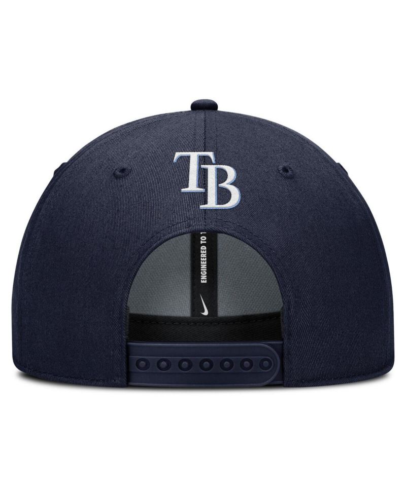 Men's Navy Tampa Bay Rays Rise Gaberdine Adjustable Hat