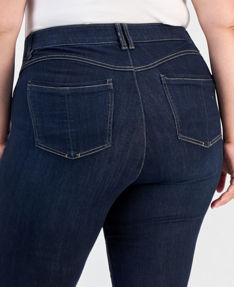 Trendy Plus Size AbSolution Itty Bitty Bootcut Jeans
