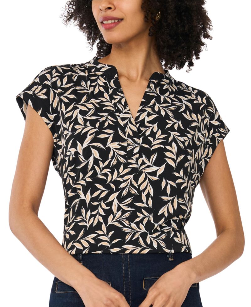 Women's Printed Short-Sleeve Top