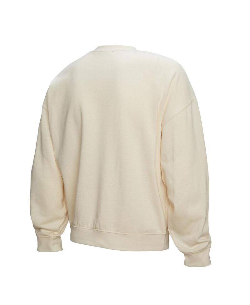 Women's Cream Seattle Kraken Logo 3.0 Pullover Sweatshirt