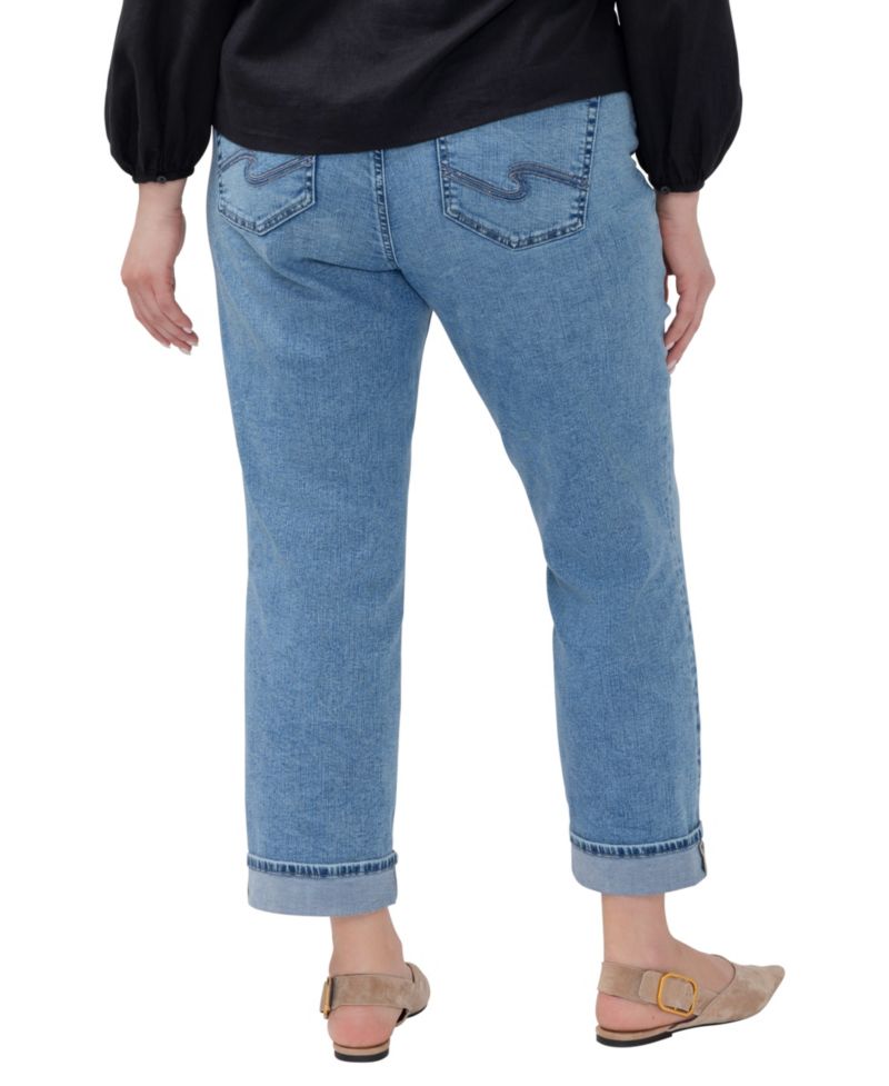 Plus Size Avery High-Rise Straight Jeans