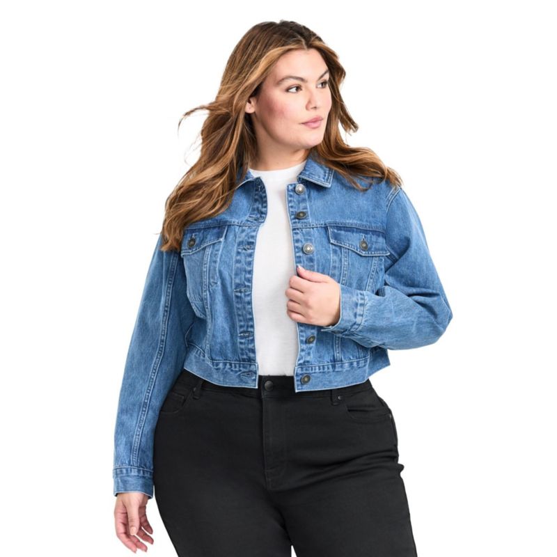Women's Emma Denim Cropped Jacket