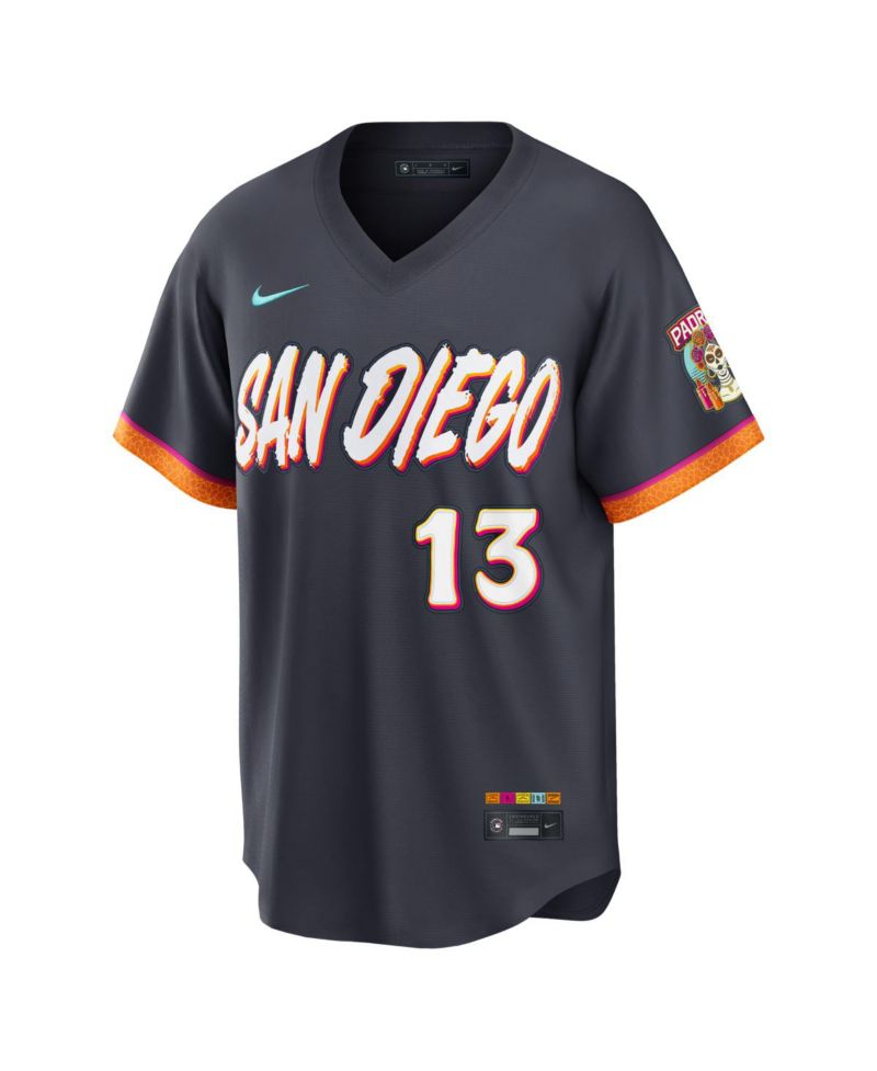 Men's Manny Machado Black San Diego Padres 2026 City Connect Stadium Jersey