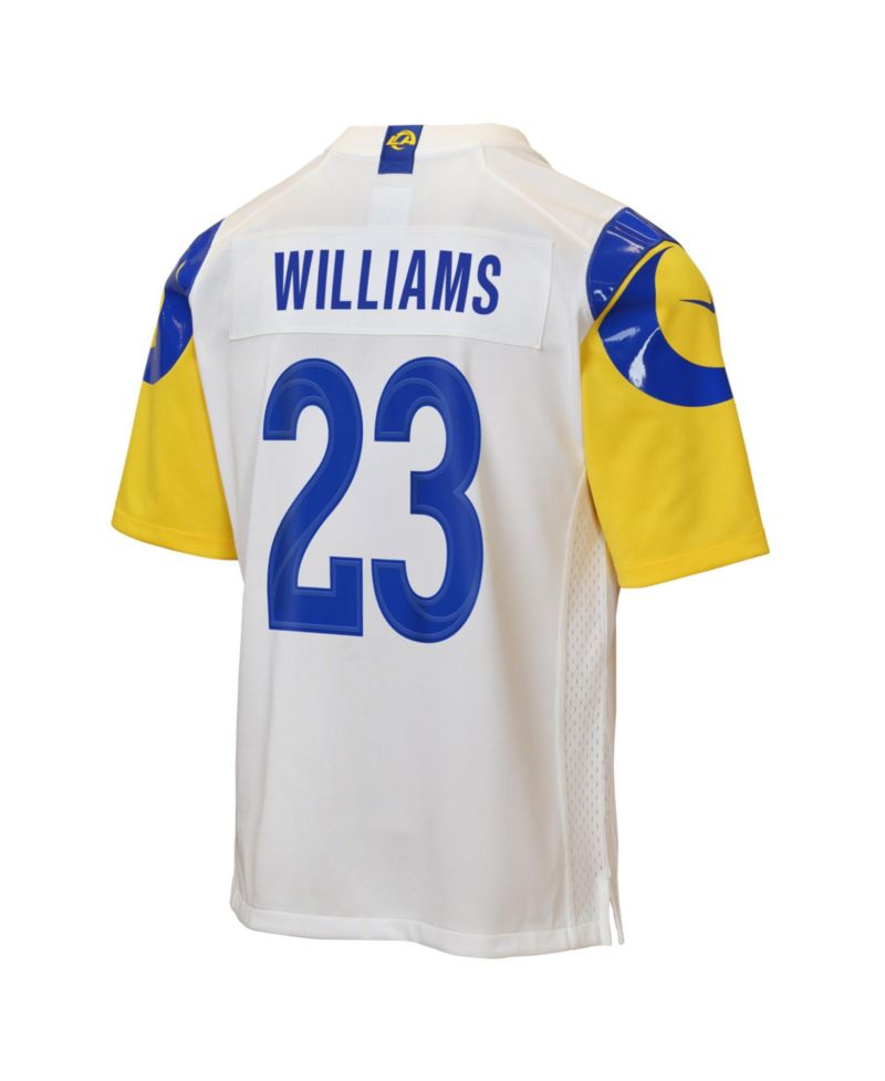 Big Boys and Girls Kyren Williams White Los Angeles Rams Game Jersey