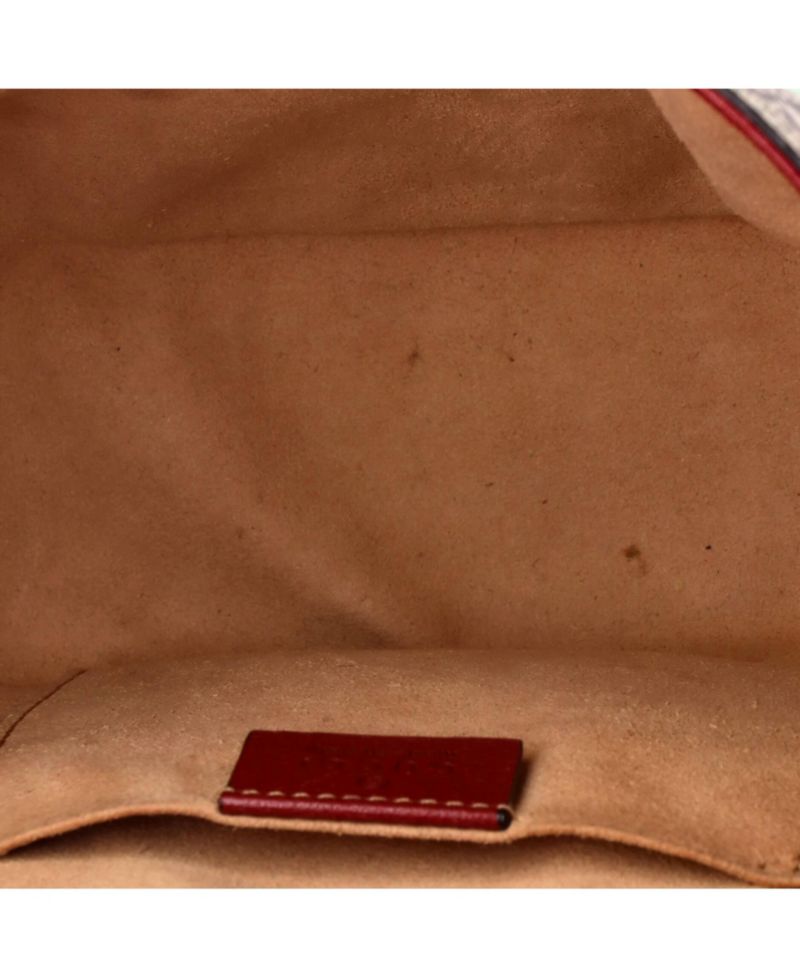 Medium Padlock Saddle Shoulder Bag Tian Print GG Coated Canvas