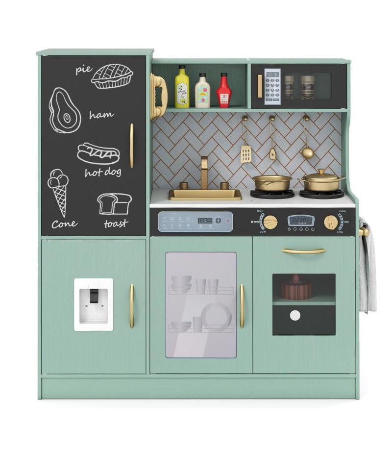 Kids Toy Kitchen Playset with Utensils, Ages 3+