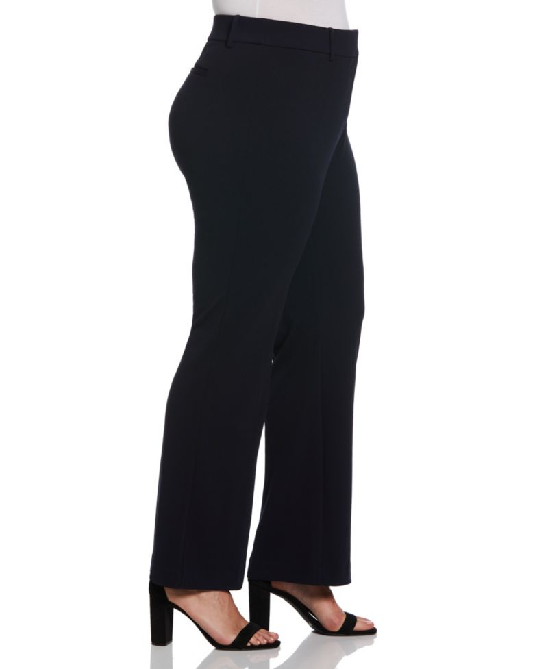 Petite Stretch Pull On Classic Fit Crepe Pants