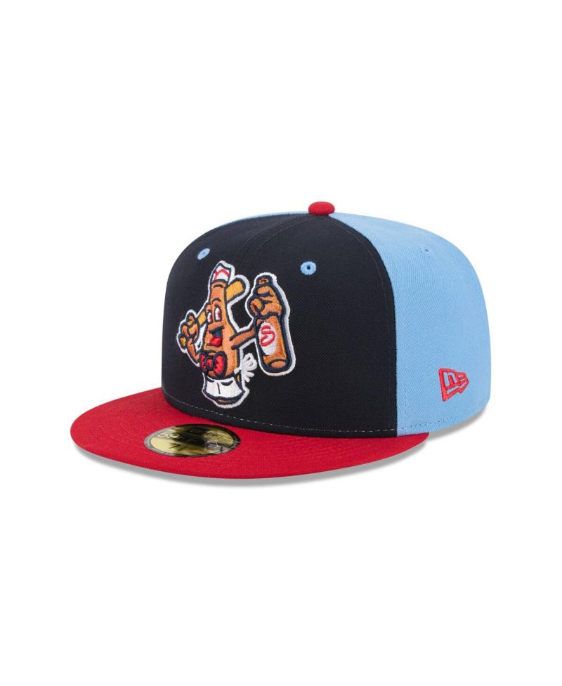 Men's Navy Salem Red Sox Theme Nights 59FIFTY Fitted Hat