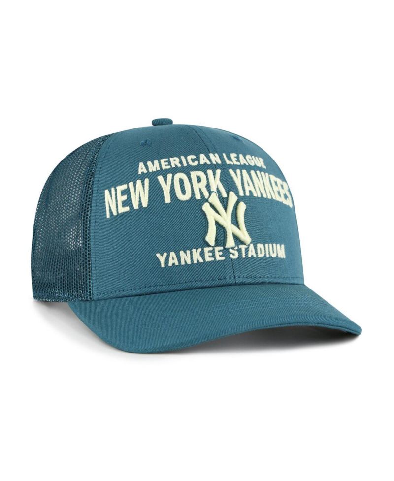 Men's Teal New York Yankees Contemporary Hitch Adjustable Trucker Hat