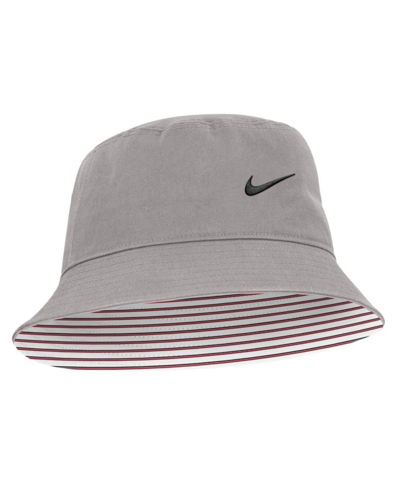 Men's and Women's Gray Georgia Bulldogs Primetime Apex Bucket Hat
