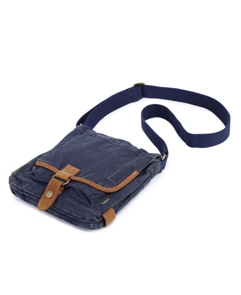 Atona Classic Flap Canvas Crossbody Bag