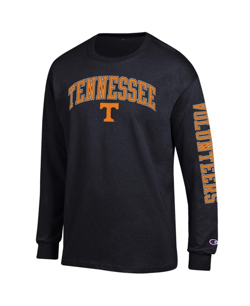 Men's Tennessee Orange Tennessee Volunteers Arch Over Logo 2-Hit Long Sleeve T-Shirt