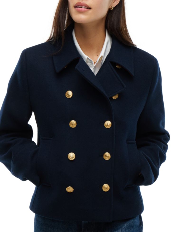 Women's American Icons Double-Breasted Wool-Blend Peacoat
