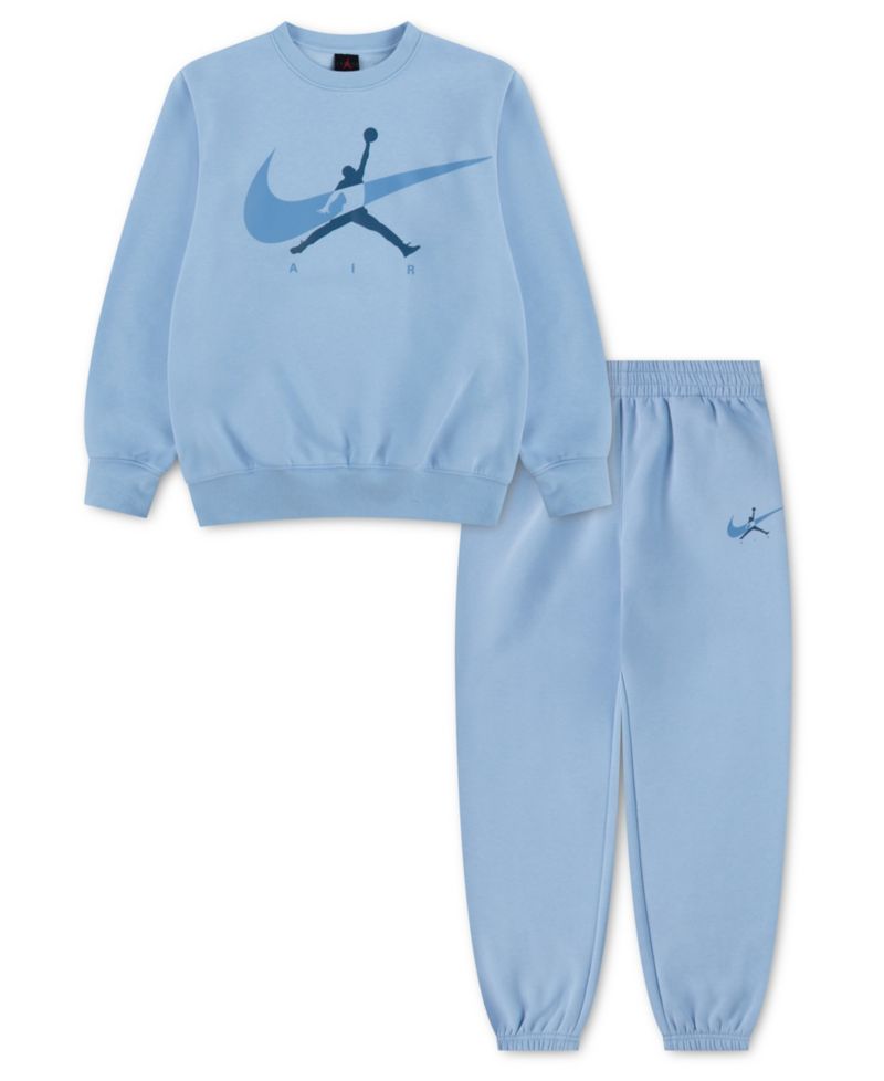 Boys' 4-7 Logo Fleece Sweatshirt and Joggers, 2-Piece Set