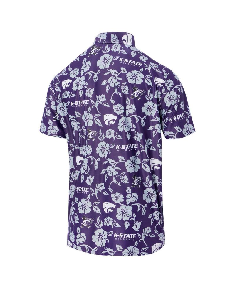 Men's Purple Kansas State Wildcats Performance Polo Shirt