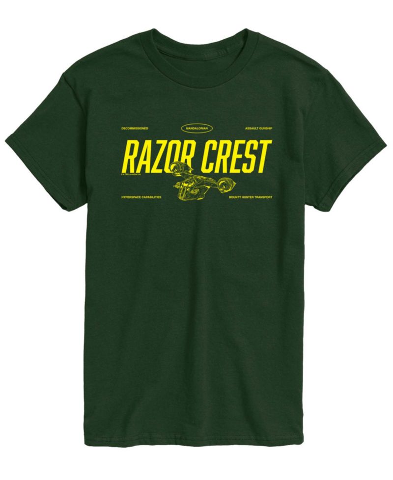 Men's The Mandalorian & Grogu Razor Crest Graphic T-Shirt